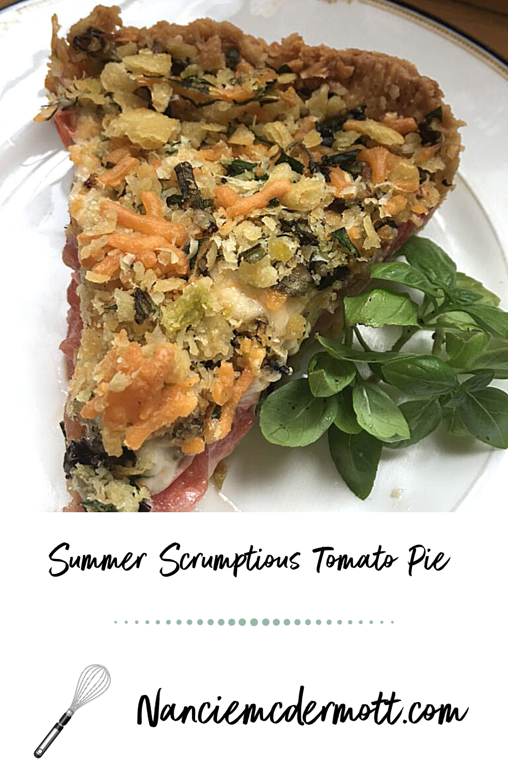 Summer Scrumptious Tomato Pie 