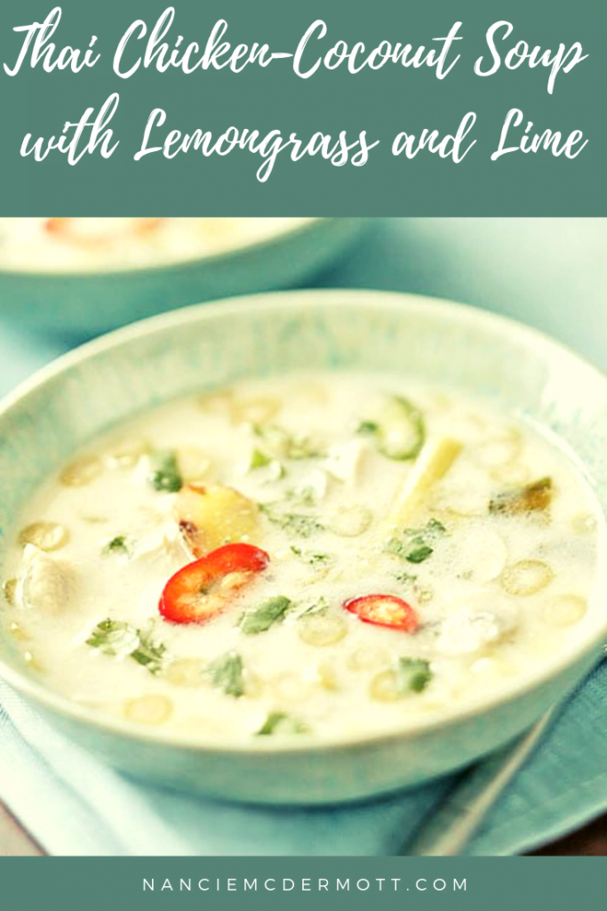 Thai Chicken-Coconut Soup with Lemongrass and Lime