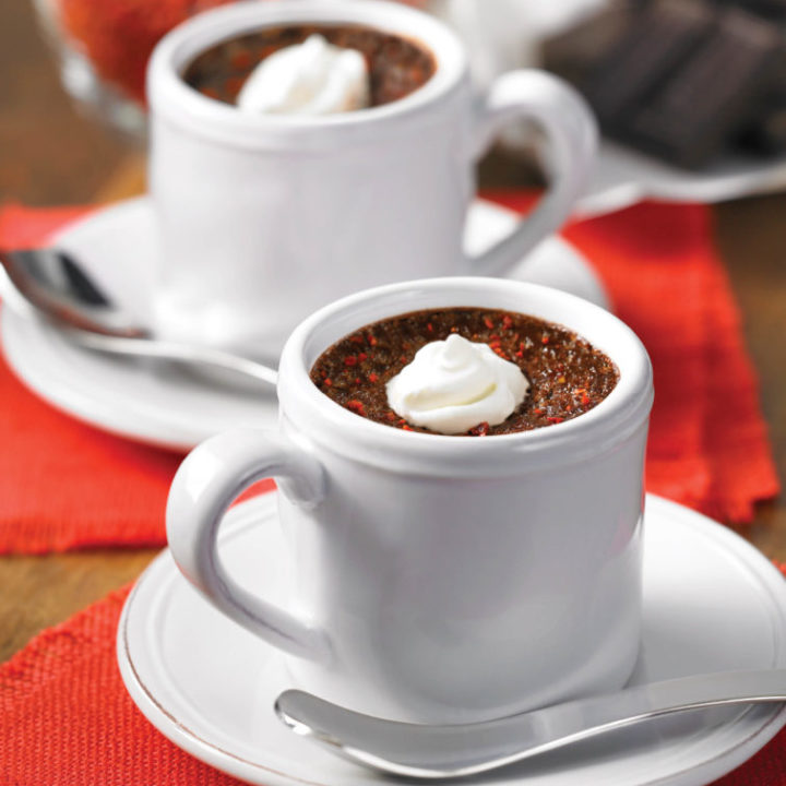 Judith Finlayson's Chile-Spiked Chocolate Pots